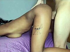 Stepsister Begs for Tight Pussy Fuck After Shower in Homemade Doggystyle