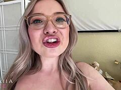 First Date Gone Wrong: Blonde Babe Shrinks and Squishes