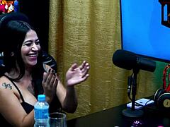 A Novinha Da Privacy Avaliou O Pau Do Ruan E Tirou A Roupa No Podcast Que Delicía - Luuh Barbosa - Podcast Pópum No Barraco Completo No Sheer - Red