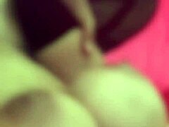 huge natural tied tits bouncing as boss bangs slut milf pussy hard in missionary pov