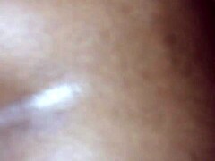 Jamaican Girl Soaks Wet While Riding Thick Caribbean Cock