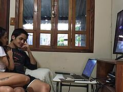 Woman Can't Stand Watching The Game Anymore