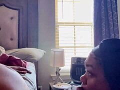 Black men love bonnet sloppy toppy with cock cumshot ebony lick spitting sucking fat cum in mouth fetish.