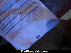 Отчим, отшлёпай меня сильнее за плохие оценки!