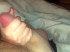 Wife gives handjob to monster cock?