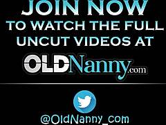 hey granny, wanna finger this redhead teen's pussy together?