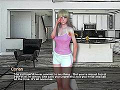 Blonde BBW Overstuffed Holidays