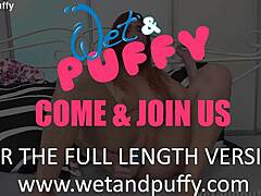 wetandpuffy shows off something blue and dripping