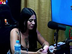 A Novinha Da Privacy Avaliou O Pau Do Ruan E Tirou A Roupa No Podcast Que Delicía - Luuh Barbosa - Podcast Pópum No Barraco Completo No Sheer - Red