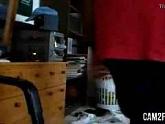 Young ebony teen 18+ in striptease with friend