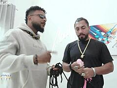 pornstar eva perez meets four guys in intense encounter