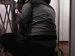 Preview - The MILF With Beautiful Legs In Pantyhose Irons, Gets Groped, And Fucked.