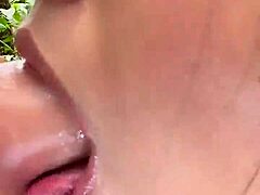 Latina with big ass masturbates in the forest to break a curse