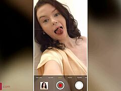 pure kitty that skinny teen seduces her bf for creampie with cunilingus riding shaved petite brunette tits