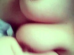 He grabs the skinny amateur whore for a quick morning ride. She takes his monster cock in shaved cowgirl position like a pornstar.