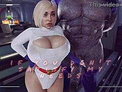 darkseid breeds power girl with his monster cock. creampie and big tits action 😈💦
