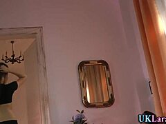 In High Heels, The Classy British Milf Fingers Her Lesbian Partner Passionately.