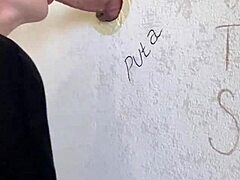 Found Gloryhole in Public and Got Deepthroat Blowjob with Cum