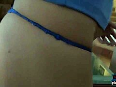 teen amateur girlfriend enjoys homemade pov sex with boyfriend at home