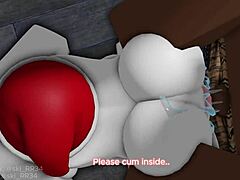 Redhead whore GETS MONSTER BBC!