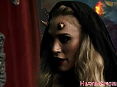 teen passionate beauty bends over in lingerie for deepthroat and asshole licking by a guy