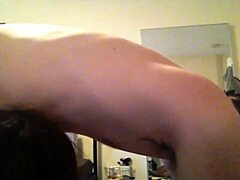 Gorgeous brunette Sabrina Sinclair delivers rough deepthroat blowjob with intense gagging