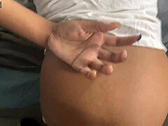 Watch glamorous suck dredagloden1's big black cock in the bedroom? Pt 4!