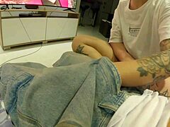 Wow, I reached a billion views on xvideos and my stepmom gave me this homemade blowjob gift as a reward