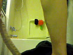 extreme dildo insertion causes gaping anal stretching