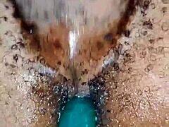 Yuki prepares Kuro for intense anal pleasure with big black cock and toys