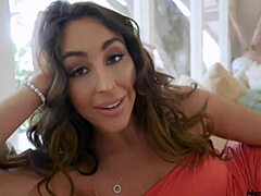 British Stepmom Orgasms on Stepson's Cock