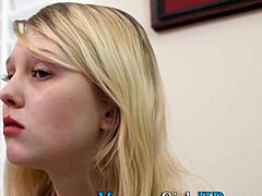 נעצתי את הטין בת 18+ המורמונית במשרד, אבל קלקלתי את המשימה