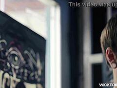 emma hix returns in scene 2 for hardcore deepthroat and fucking with shy petite blonde