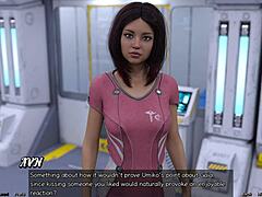 Bisexuel nabopige i sexet outfit vil chatte med mig i denne anime hentai scene.