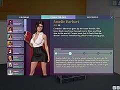 Detailed 3D scene in Lust Academy 78 with cute outfits and curvy figures.