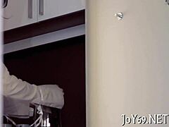 girl acquires glad by a solo play with wet dildo fingering her pussy?