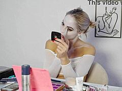 novinha safada moaning deliciously on all fours in anal scene