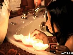 Bollywood Beauty Performs Sensual Striptease And Dance