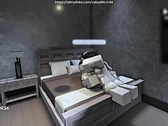 I was quietly fuckin a fan on the bed, ridin him cowgirl style