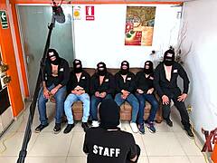 peruvians seduce rich latina milfs during casting for wild cowgirl rides