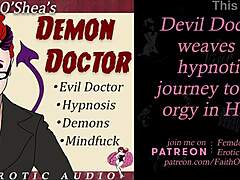 i'm the demon doctor hypnotizing you into an erotic hell journey, but i said patient wrong