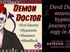 i'm the demon doctor hypnotizing you into an erotic hell journey, but i said patient wrong