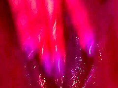 this hot ebony babe is masturbating her pussy and cumming so hard, you gotta see it