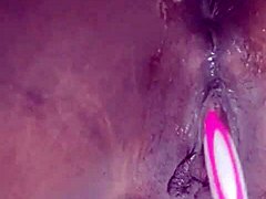 the sensation of brushing the intimate area feels so delicious and pleasurable in a gentle way