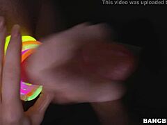 kendall karson jerks off oiled handjob