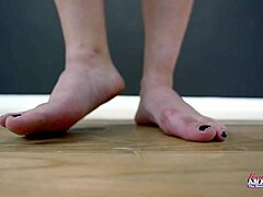 Busty blonde Gwen sucks cock, gets wet pussy fucked doggystyle