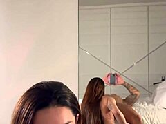 Hot Luiza Marcato Gives Intense Morning Blowjob and Face Fucking