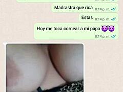 Latina maid with big ass and tits gets wet and hot from chat, leading to outdoor doggystyle pounding as a bbw mommy.