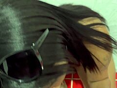 hey, this gostosa told her husband she was going to work but i found her in vila mimosa doing blowbang with amateurs skinny latina blowjob banging?