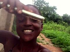 Crazy Bitch Twerks In Clothes Then Strips Naked!